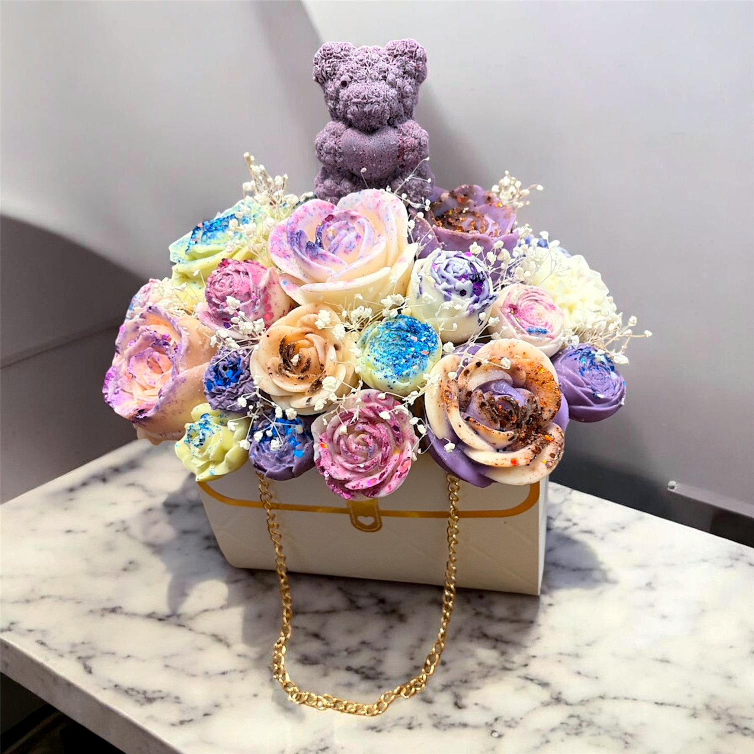 Wax melt flower bouquet