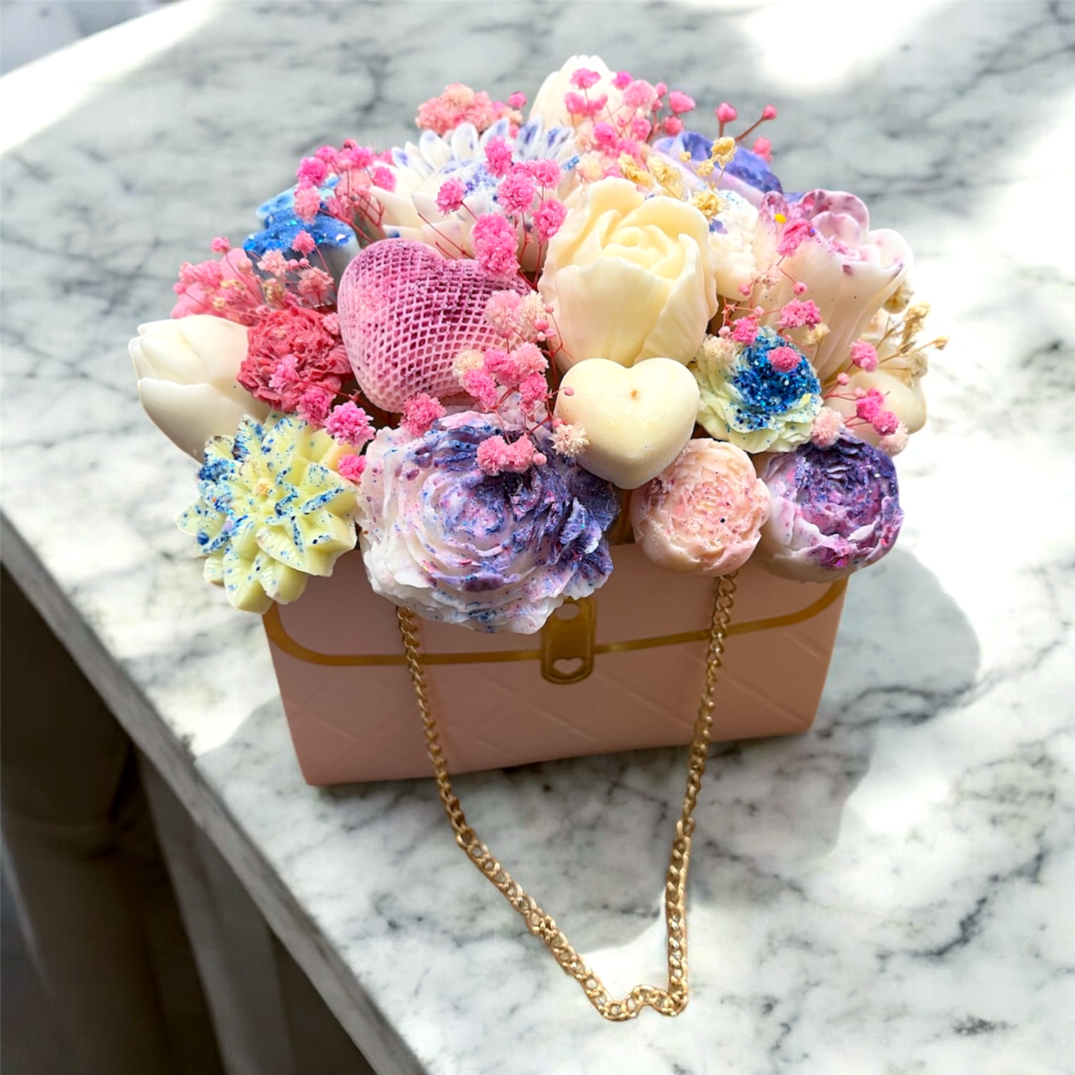 Wax melt flower bouquet