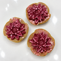 Wax Melt Cupcake – Poinsettia flower design