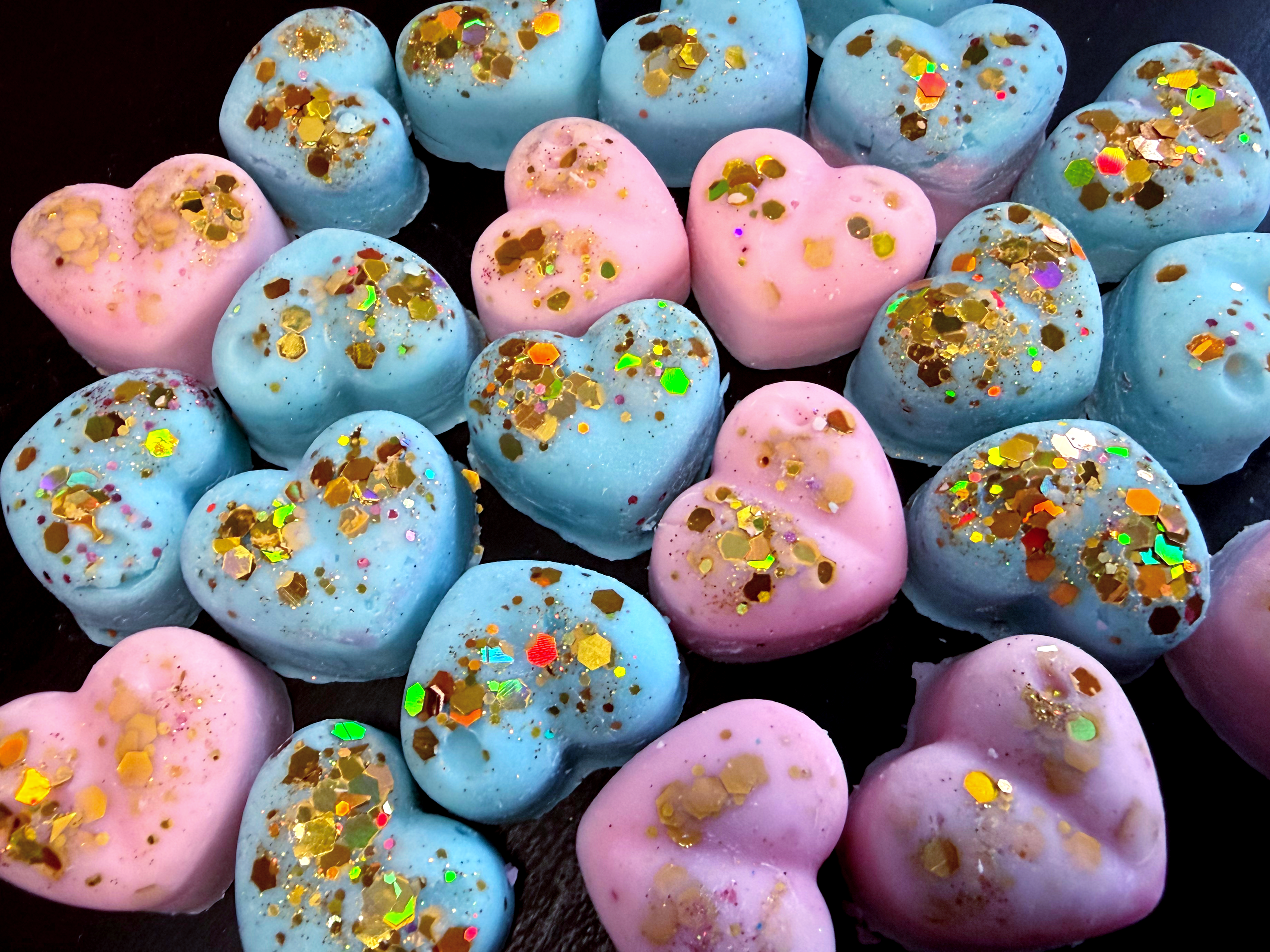 2pcs heart wax melts