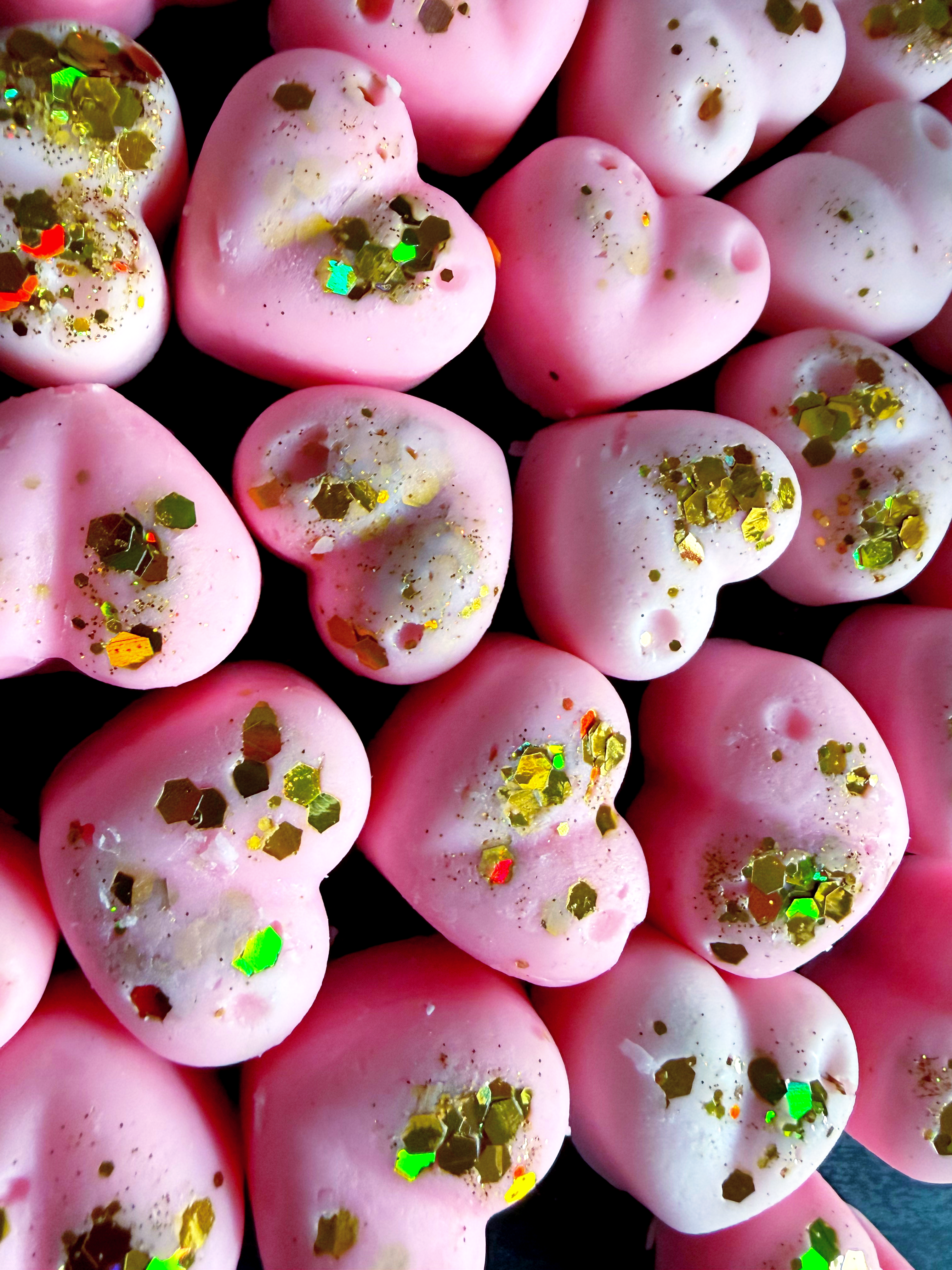 2pcs heart wax melts