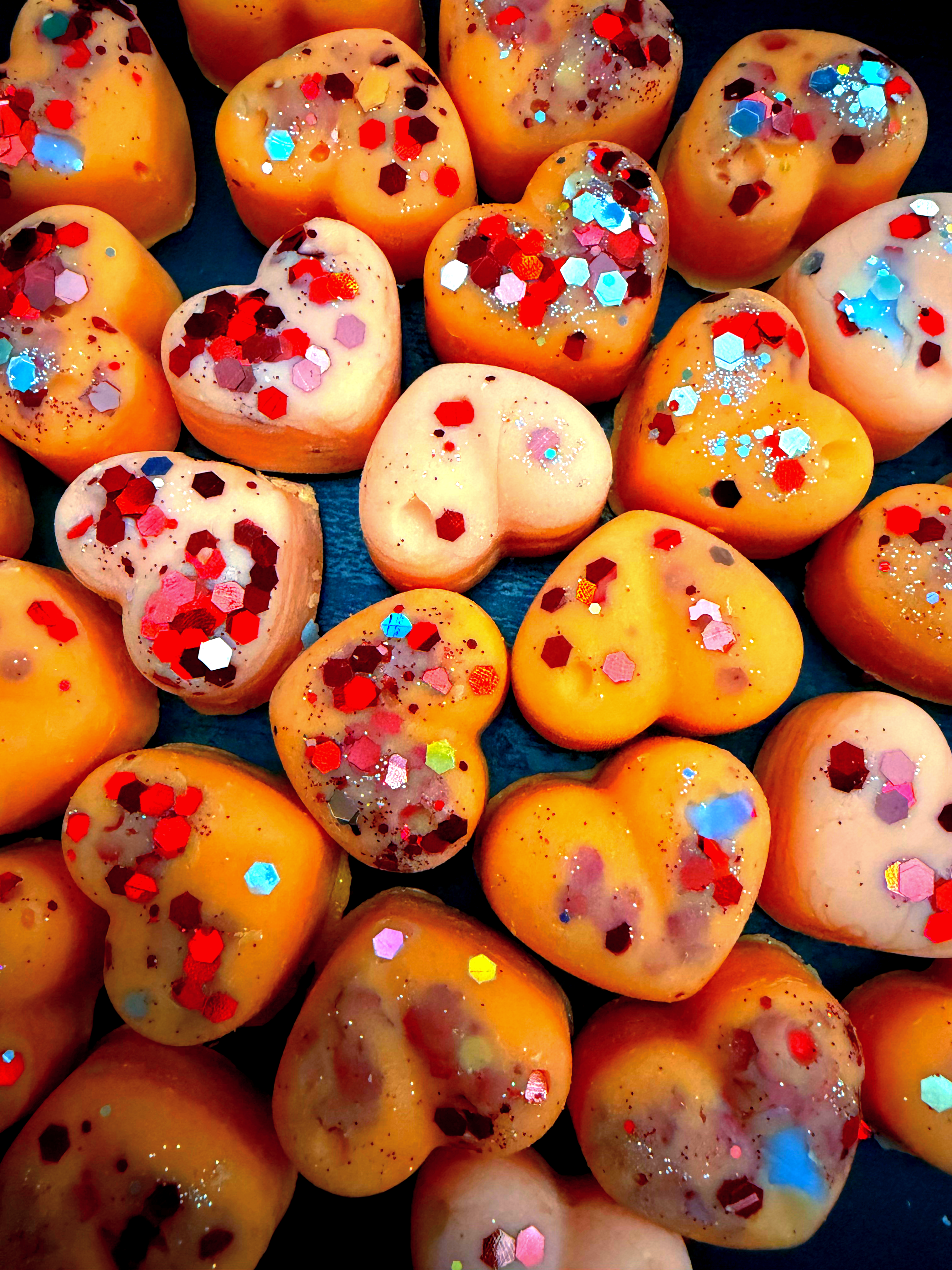 2pcs heart wax melts