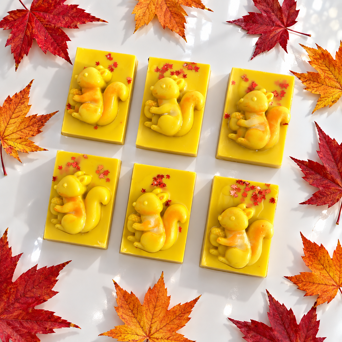 🐿️ Squirrel Stack Wax Melts – Approx 80g | Lemon Verbena