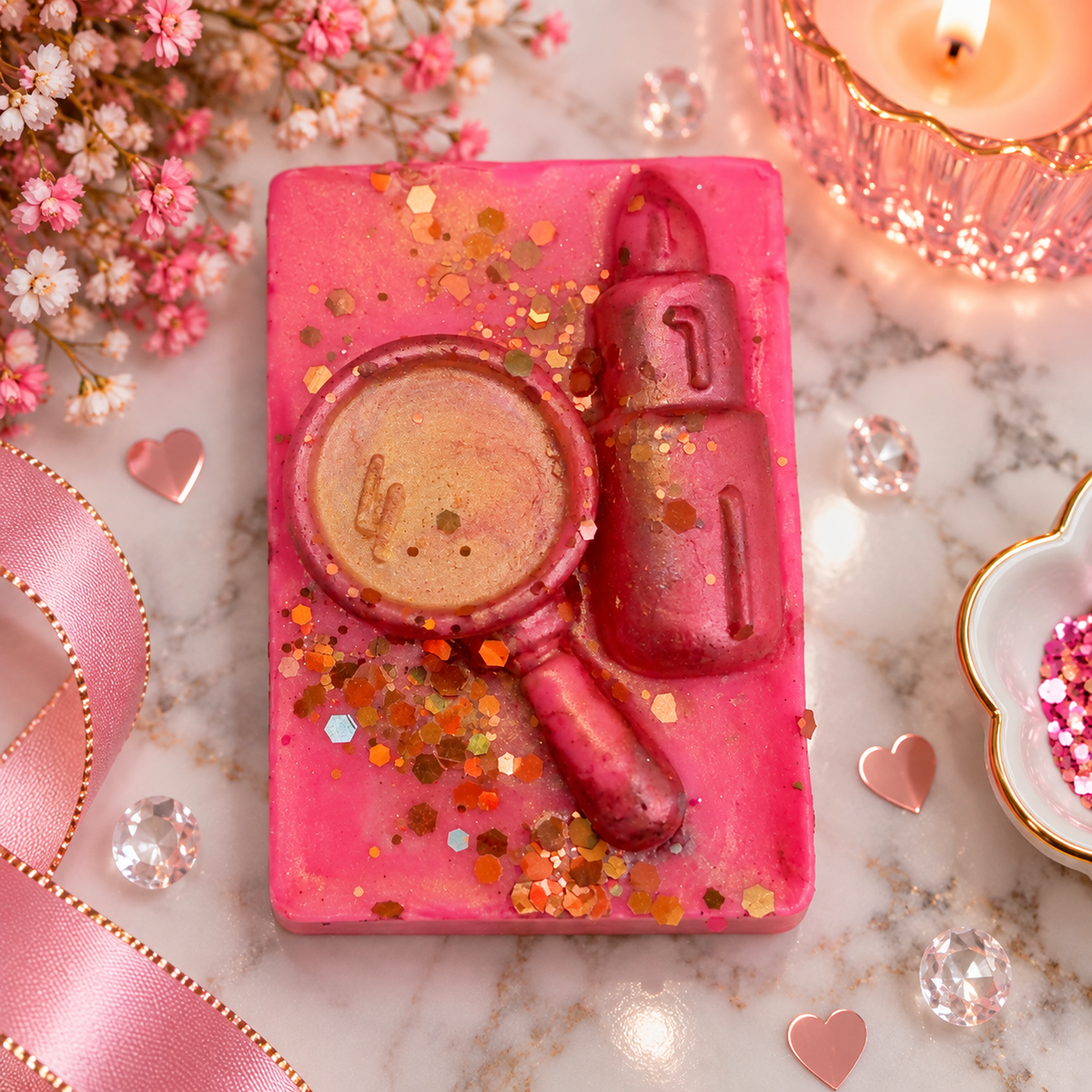 Baby Powder Decorated Stacked Wax Melts | Choose Your Design