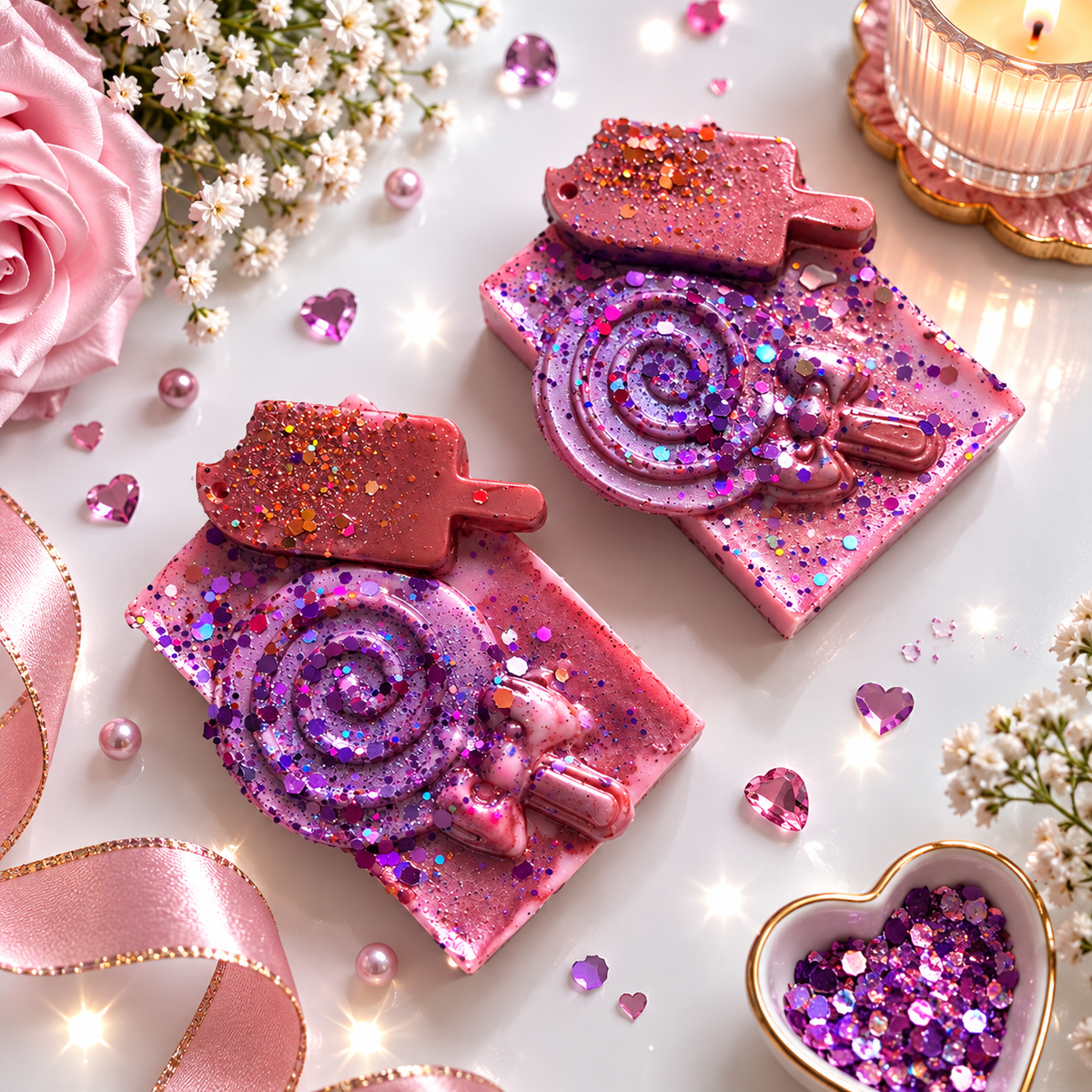 Bed Time Baby Decorated Stacked Wax Melts | Choose Your Design