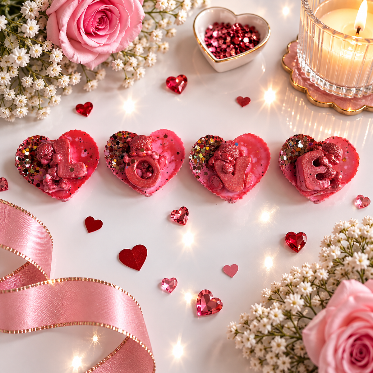 L.O.V.E. Cupcake Wax Melt Gift Set – Set of 4