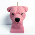 Staffordshire dog decorative soy wax candle
