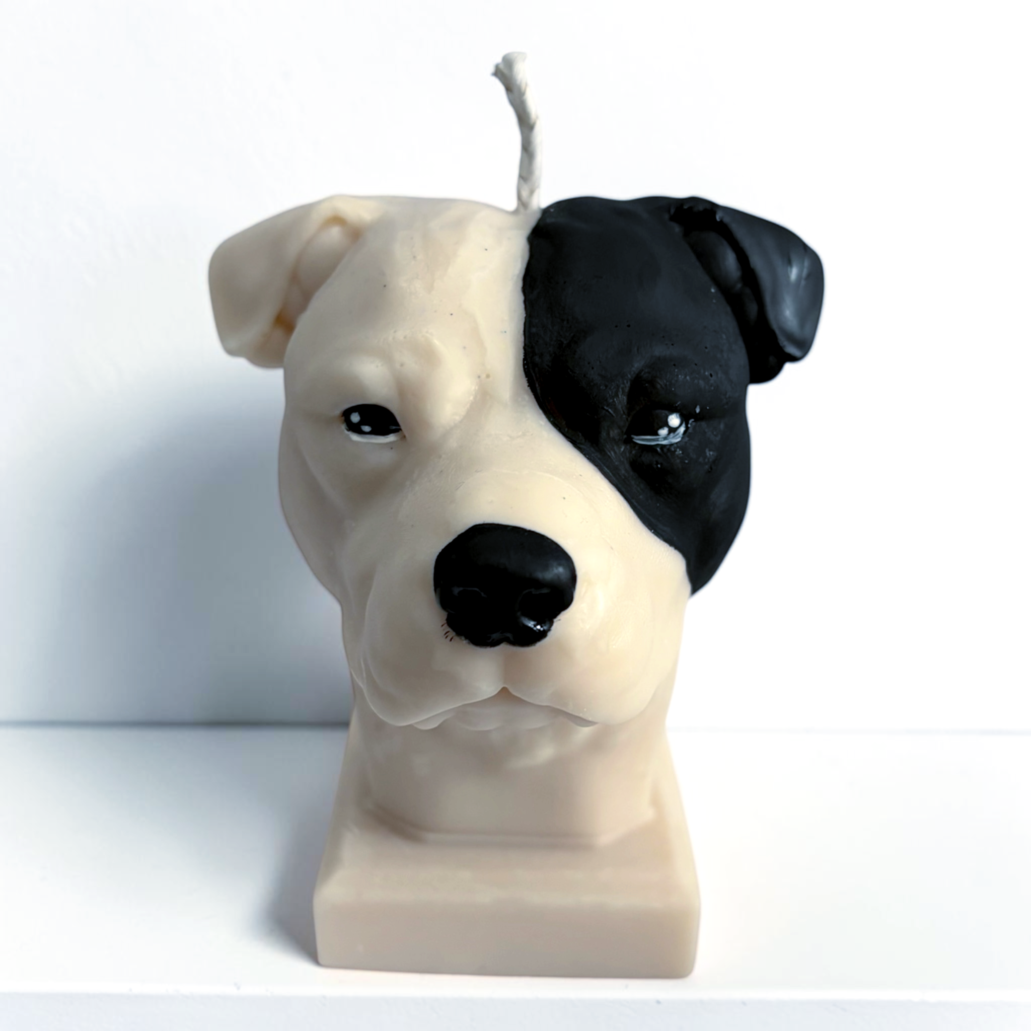Staffordshire dog (Staffy) Soy wax candle