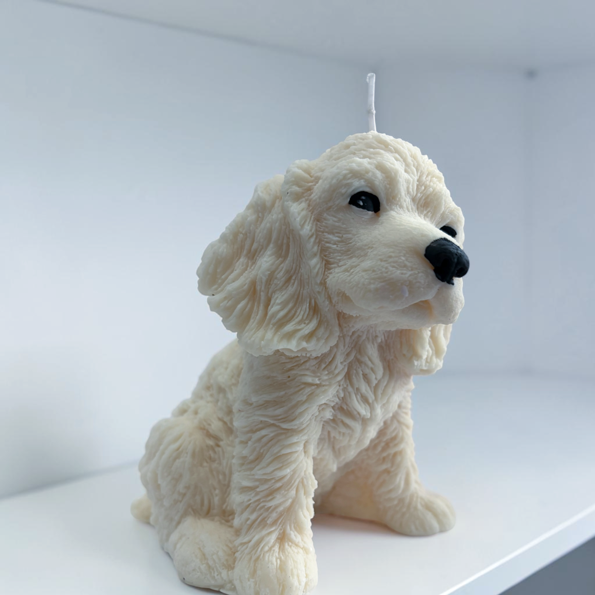 Cocker Spaniel decorative dog candle