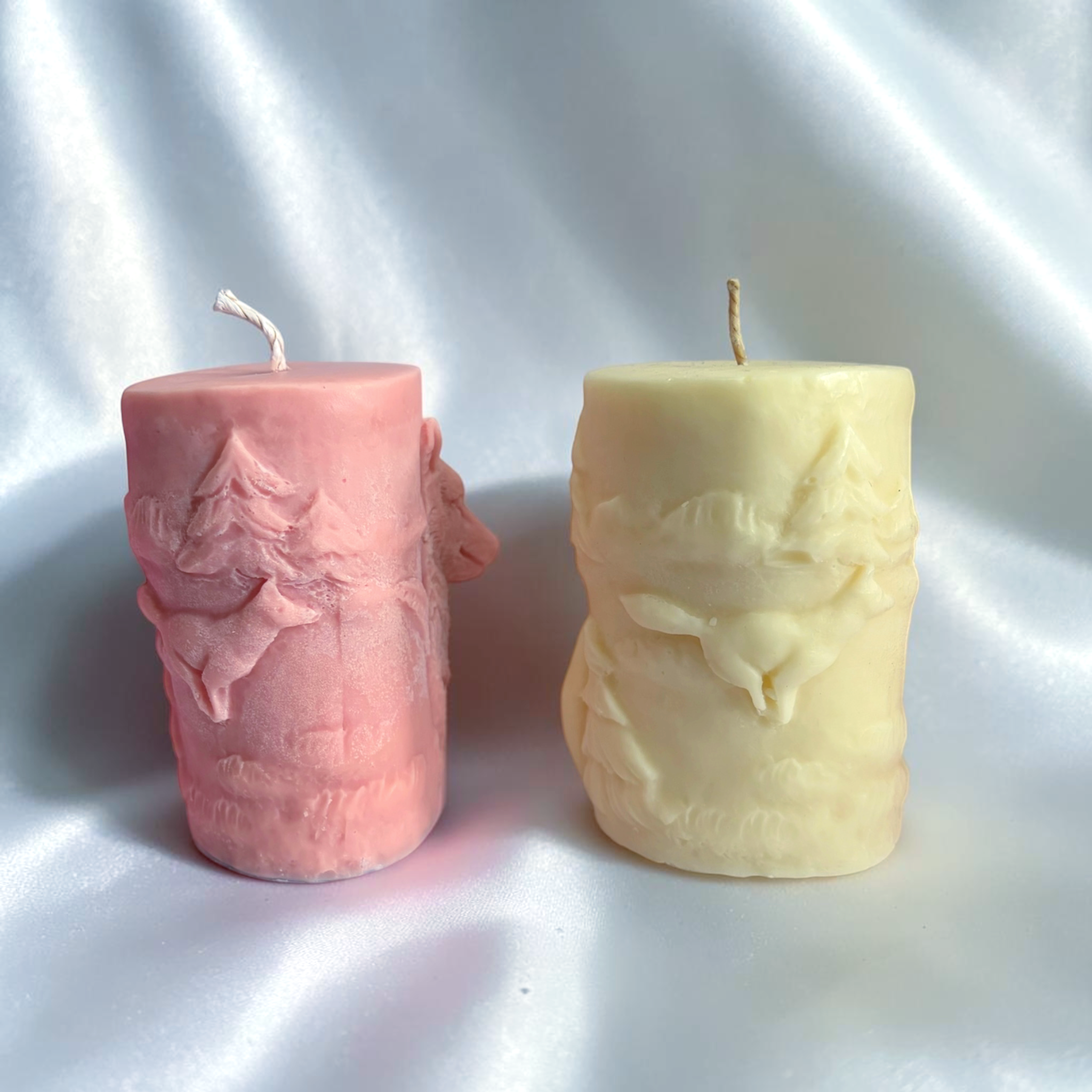 3D Vintage Wolf Decorative Soy Wax Candle