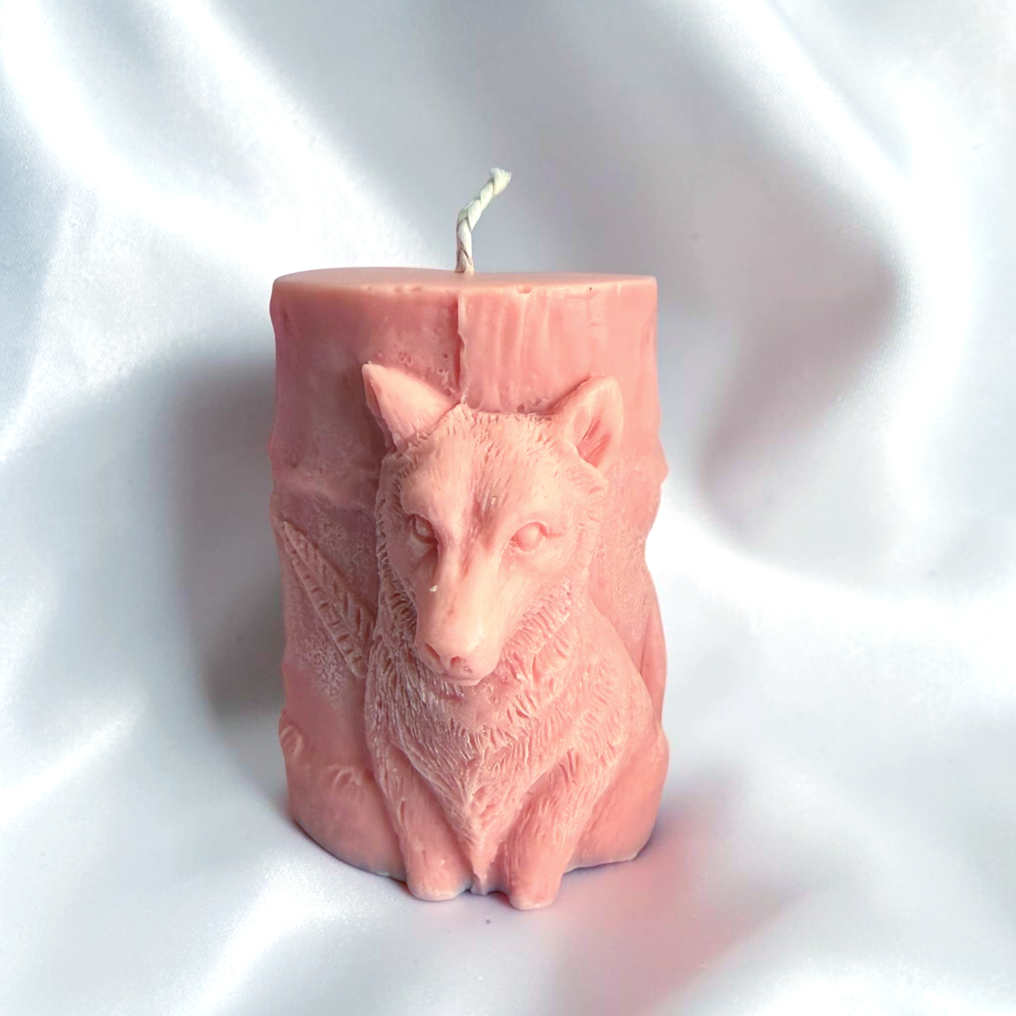 3D Vintage Wolf Decorative Soy Wax Candle