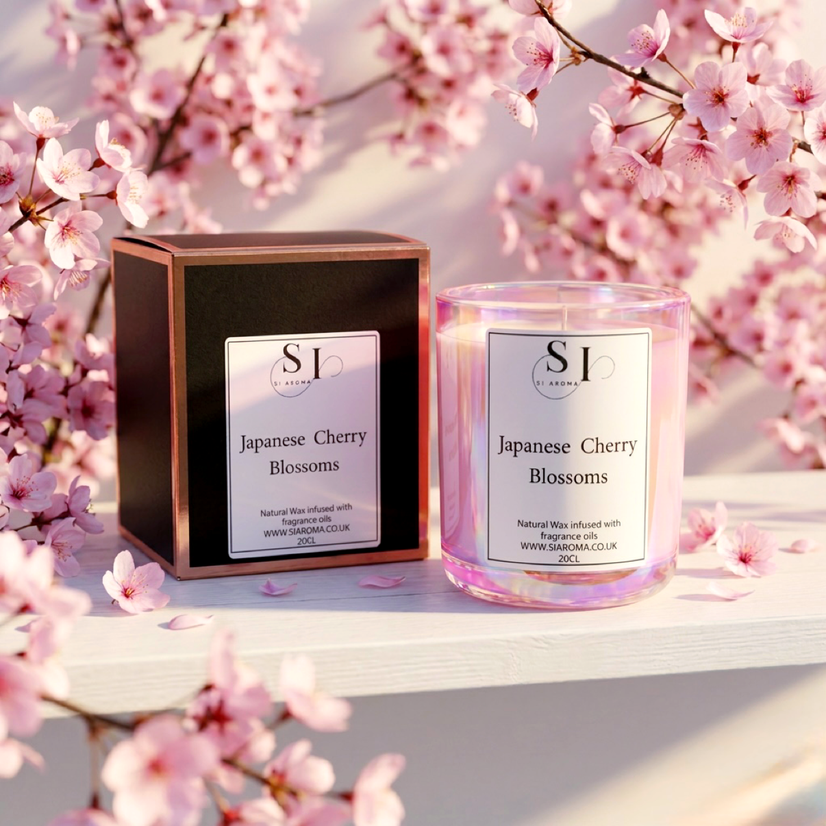 20cl Japanese Cherry Blossoms Soy Candle