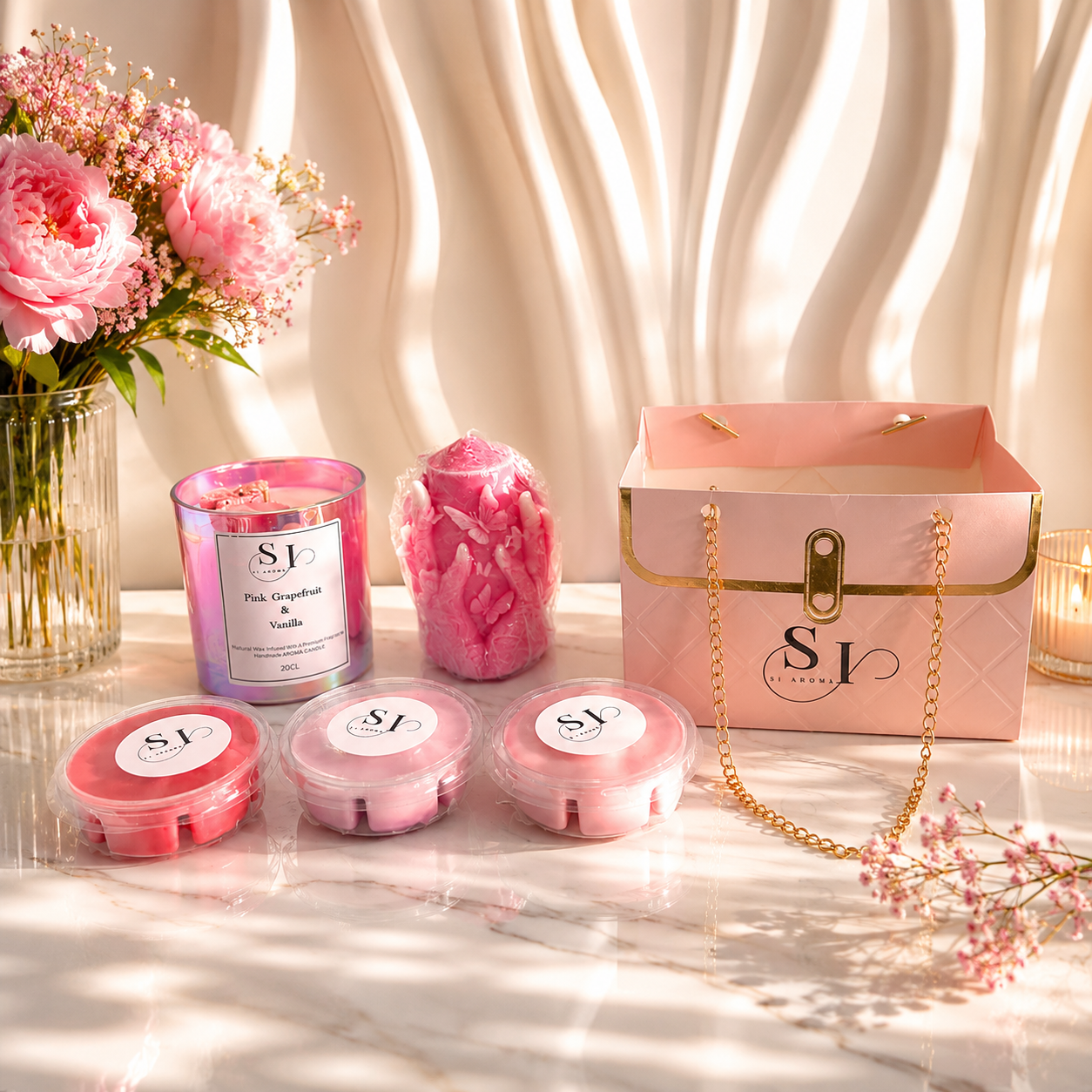 Luxury Scented Candle & Wax Melt Gift Set